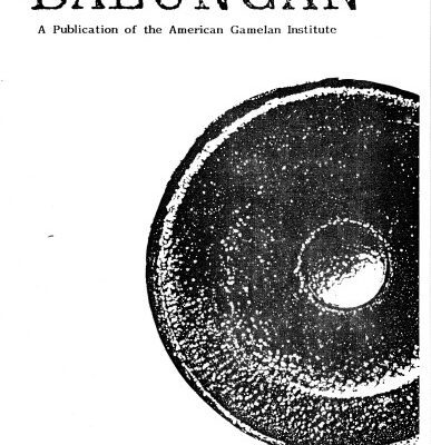 خرید و دانلود نسخه کامل کتاب Balungan Gamelan Journal