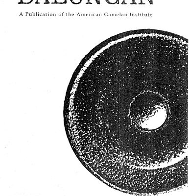 خرید و دانلود نسخه کامل کتاب Balungan Gamelan Journal