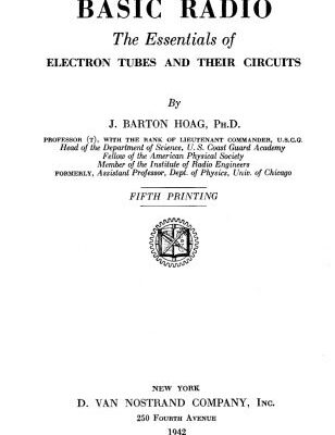 خرید و دانلود نسخه کامل کتاب Basic radio;: The essentials of electron tubes and their circuits,