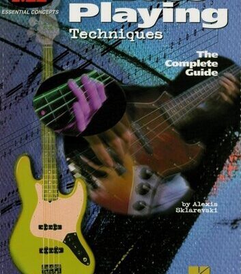 خرید و دانلود نسخه کامل کتاب Bass Playing Techniques (Music Instruction) : The Complete Guide