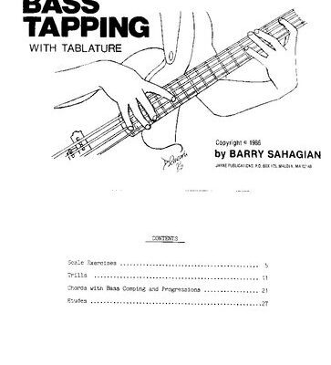 خرید و دانلود نسخه کامل کتاب Bass Tapping with tablature