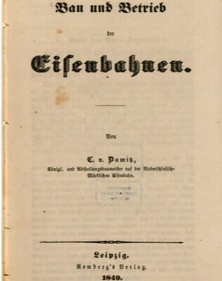 خرید و دانلود نسخه کامل کتاب Bau und Betrieb der Eisenbahnen