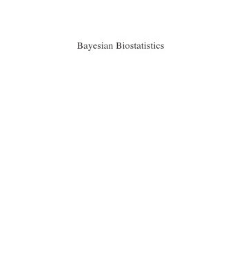خرید و دانلود نسخه کامل کتاب Bayesian Biostatistics