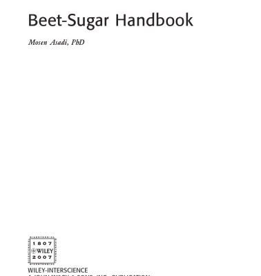 خرید و دانلود نسخه کامل کتاب Beet-Sugar Handbook