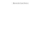 خرید و دانلود نسخه کامل کتاب Behaving like Fools: Voice, Gesture, and Laughter in Texts, Manuscripts, and Early Books