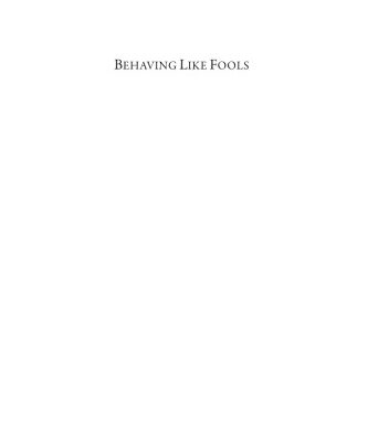 خرید و دانلود نسخه کامل کتاب Behaving like Fools: Voice, Gesture, and Laughter in Texts, Manuscripts, and Early Books