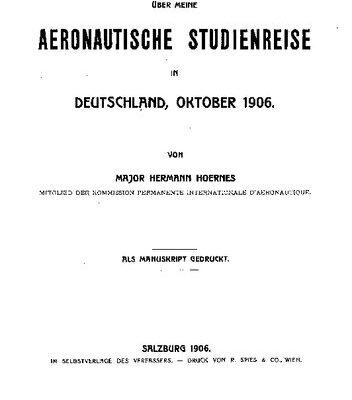 خرید و دانلود نسخه کامل کتاب Bericht über meine aeronautische Studienreise in Deutschland, Oktober 1906