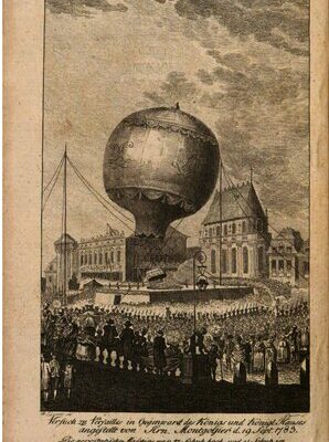 خرید و دانلود نسخه کامل کتاب Beschreibung der Versuche mit den aerostatischen Maschinen des Herrn von Montgolfier