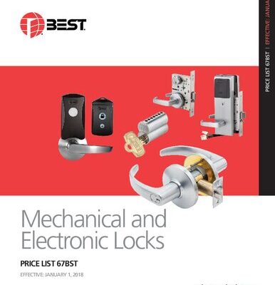 خرید و دانلود نسخه کامل کتاب BEST Mechanical and Electronic Locks Price List
