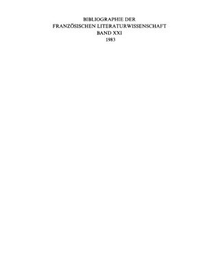 خرید و دانلود نسخه کامل کتاب Bibliographie der französischen Literaturwissenschaft = Bibliographie d’histoire littéraire française