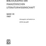 خرید و دانلود نسخه کامل کتاب Bibliographie der französischen Literaturwissenschaft = Bibliographie d’histoire littéraire française