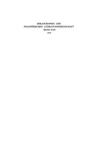 خرید و دانلود نسخه کامل کتاب Bibliographie der französischen Literaturwissenschaft = Bibliographie d’histoire littéraire française_68e21a7c390d6.jpeg خرید و دانلود نسخه کامل کتاب Bibliographie der französischen Literaturwissenschaft = Bibliographie d’histoire littéraire française