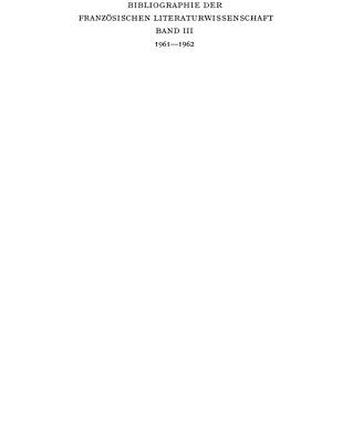 خرید و دانلود نسخه کامل کتاب Bibliographie der französischen Literaturwissenschaft = Bibliographie d’histoire littéraire française