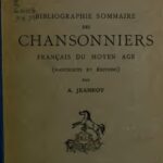 خرید و دانلود نسخه کامل کتاب Bibliographie sommaire des chansonniers français du Moyen Âge (manuscrits et éditions)
