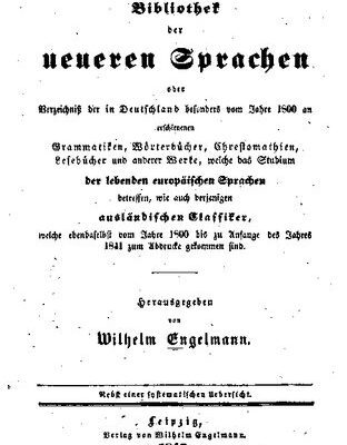 خرید و دانلود نسخه کامل کتاب Bibliothek der neueren Sprachen oder Verzeichnis der in Deutschland besonders seit dem Jahre 1800 erschienenen Grammatiken, Wörterbücher, Chrestomathien, Lesebücher und anderer Werke, welche das Studium der lebenden europäischen Sprachen betreffen