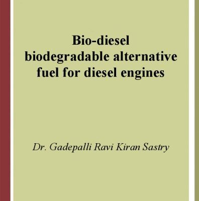 خرید و دانلود نسخه کامل کتاب Bio-diesel: biodegradable alternative fuel for diesel engines
