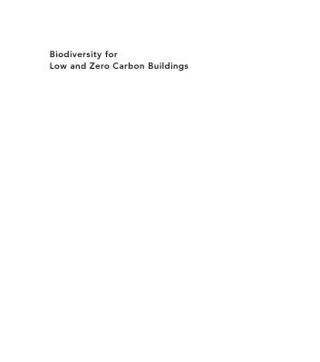 خرید و دانلود نسخه کامل کتاب Biodiversity for Low and Zero Carbon Buildings: A Technical Guide for New Build