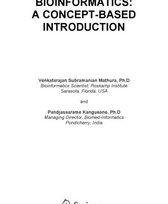 خرید و دانلود نسخه کامل کتاب Bioinformatics – A Concept-Based Introduction