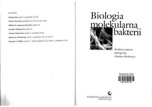خرید و دانلود نسخه کامل کتاب Biologia molekularna bakterii_68e94f089e300.jpeg خرید و دانلود نسخه کامل کتاب Biologia molekularna bakterii