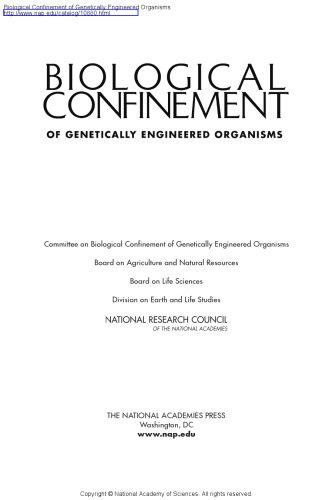خرید و دانلود نسخه کامل کتاب Biological Confinement of Genetically Engineered Organisms_68e41ccddef9e.jpeg خرید و دانلود نسخه کامل کتاب Biological Confinement of Genetically Engineered Organisms