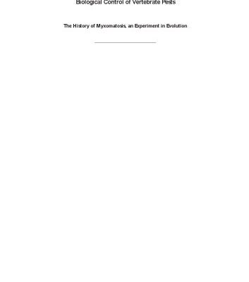 خرید و دانلود نسخه کامل کتاب Biological Control of Vertebrate Pests: