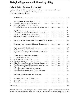 خرید و دانلود نسخه کامل کتاب Biological Organometallic Chemistry of B 12