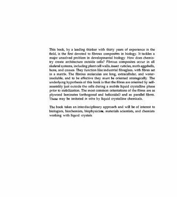 خرید و دانلود نسخه کامل کتاب Biology of Fibrous Composites: Development beyond the Cell Membrane