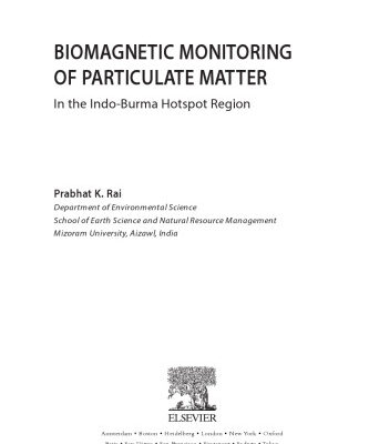 خرید و دانلود نسخه کامل کتاب Biomagnetic monitoring of particulate matter : in the Indo-Burma hotspot region