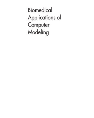 خرید و دانلود نسخه کامل کتاب Biomedical Applications of Computer Modeling
