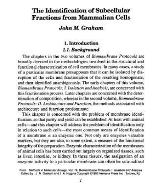 خرید و دانلود نسخه کامل کتاب Biomembrane Protocols: I. Isolation and Analysis