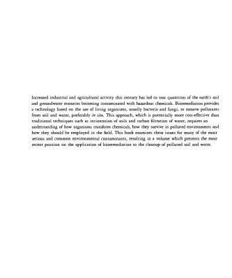 خرید و دانلود نسخه کامل کتاب Bioremediation: Principles and Applications (Biotechnology Research)
