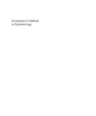 خرید و دانلود نسخه کامل کتاب Biostatistical Methods in Epidemiology