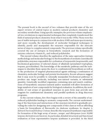 خرید و دانلود نسخه کامل کتاب Biosynthesis: Aromatic Polyketides, Isoprenoids, Alkaloids