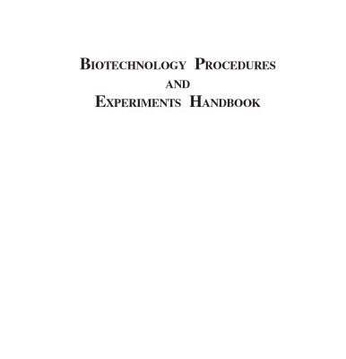 خرید و دانلود نسخه کامل کتاب Biotechnology Procedures and Experiments Handbook with CD-ROM(Engineering)(Biology)