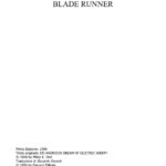 خرید و دانلود نسخه کامل کتاب Blade Runner. Ma gli androidi sognano pecore elettroniche?