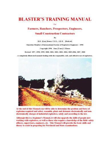خرید و دانلود نسخه کامل کتاب Blasters Training Manual for Farmers, Ranchers, Prospectors, Engineers, Small Construction Contractors_68f76db2e2fdf.jpeg خرید و دانلود نسخه کامل کتاب Blasters Training Manual for Farmers, Ranchers, Prospectors, Engineers, Small Construction Contractors