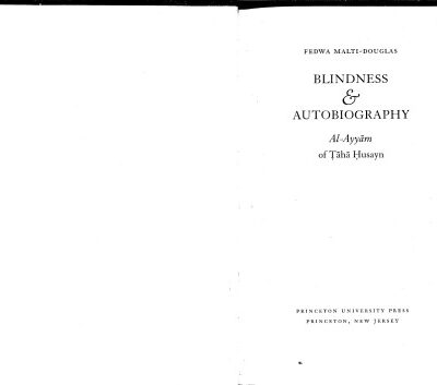 خرید و دانلود نسخه کامل کتاب Blindness and Autobiography: Al-Ayyam of Taha Husayn