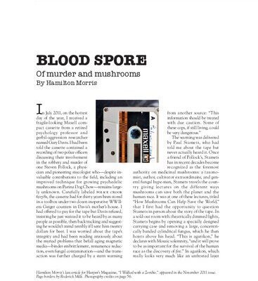 خرید و دانلود نسخه کامل کتاب Blood Spore of murder and mushrooms