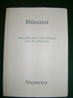 خرید و دانلود نسخه کامل کتاب Blütezeit: Festschrift für L. Peter Johnson zum 70. Geburtstag