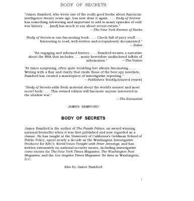 خرید و دانلود نسخه کامل کتاب Body of Secrets: Anatomy of the Ultra-Secret National Security Agency