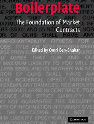 خرید و دانلود نسخه کامل کتاب Boilerplate: The Foundation of Market Contracts