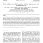 خرید و دانلود نسخه کامل کتاب Bone modeling controlled by a nickel-titanium shape memory alloy intramedullary nail