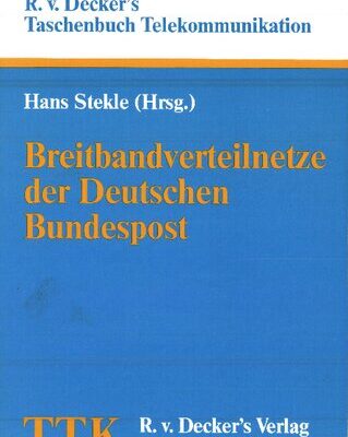 خرید و دانلود نسخه کامل کتاب Breitbandverteilnetze der Deutschen Bundespost