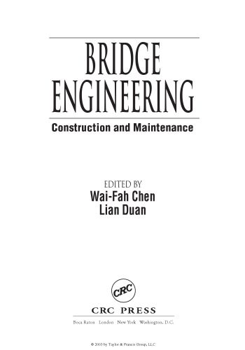 خرید و دانلود نسخه کامل کتاب Bridge Engineering: Construction and Maintenance (Principles and Applications in Engineering)_68f7703b6f5ba.jpeg خرید و دانلود نسخه کامل کتاب Bridge Engineering: Construction and Maintenance (Principles and Applications in Engineering)