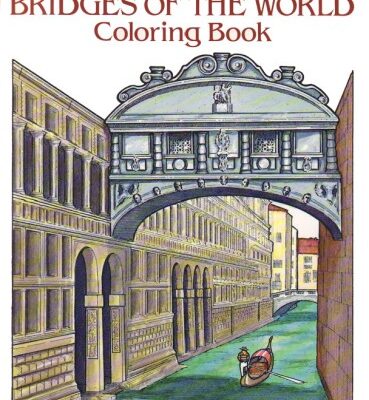 خرید و دانلود نسخه کامل کتاب Bridges Of The World Coloring Book