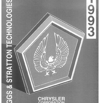 خرید و دانلود نسخه کامل کتاب Briggs & Stratton Chrysler Ignition Locks For Vehicles Up To 1984