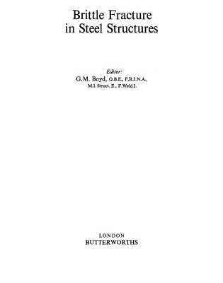 خرید و دانلود نسخه کامل کتاب Brittle Fracture in Steel Structures