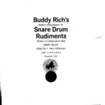 خرید و دانلود نسخه کامل کتاب Buddy Rich s Modern Interpretation of Snare Drum Rudiments