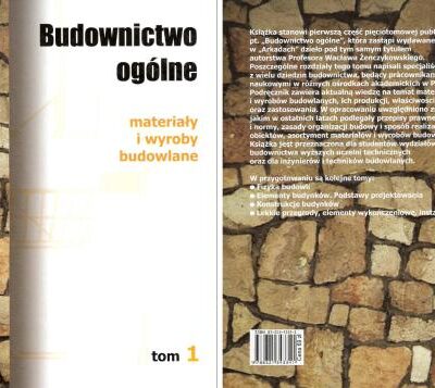 خرید و دانلود نسخه کامل کتاب Budownictwo ogólne. Tom 1. Materiały i wyroby budowlane
