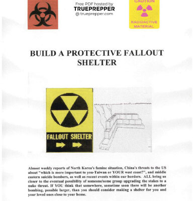 خرید و دانلود نسخه کامل کتاب Build A Protective Fallout Shelter